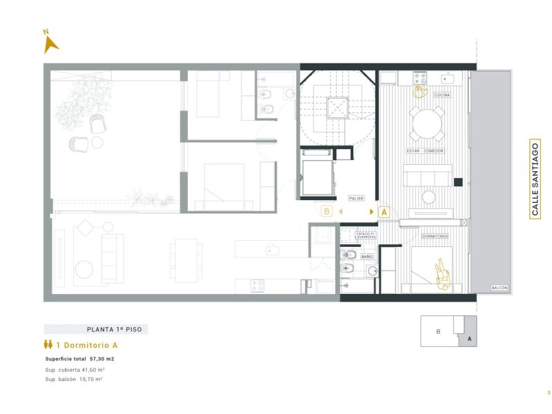 3.-Planta-1o-piso-A-1-Dormitorio-scaled