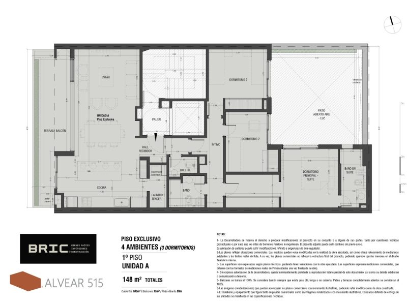 Alvear 515 - 1A---