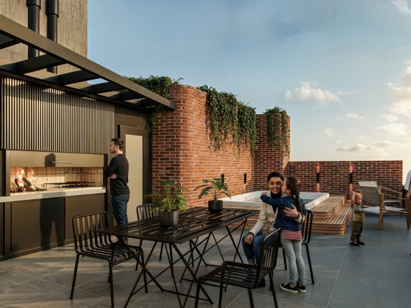 TERRAZA UNIDAD 01 PISO 6 - 3 DORMITORIOS - TERRAZA INDIVIDUAL